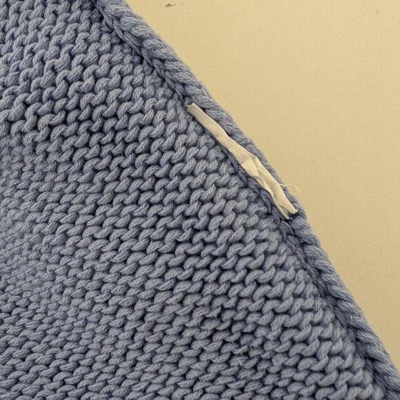 Zaket & Plover Knit Sweater Womens Size XL Blue Ribbed Trim Long Sleeve Pullover - Picture 5 of 9